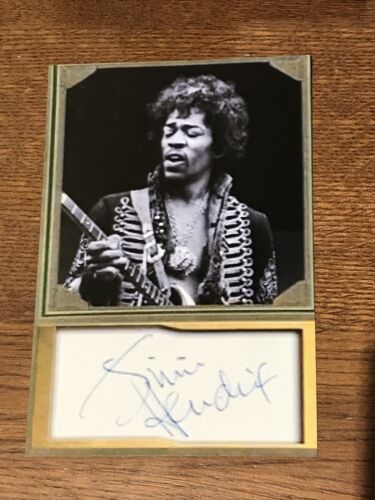 Jimmi Hendrix Photograph With Signature. 4 X 6 Photograph..... Copy...