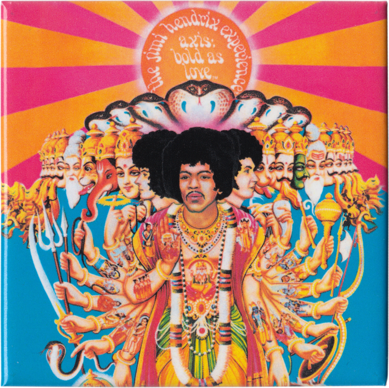 Magnet - Jimi Hendrix Axis Bold As Love Art Rock Music Fridge Refrigerator 31278