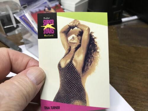 Tina Turner Trading Card From 1991 - Proset Superstars Musicards # 98