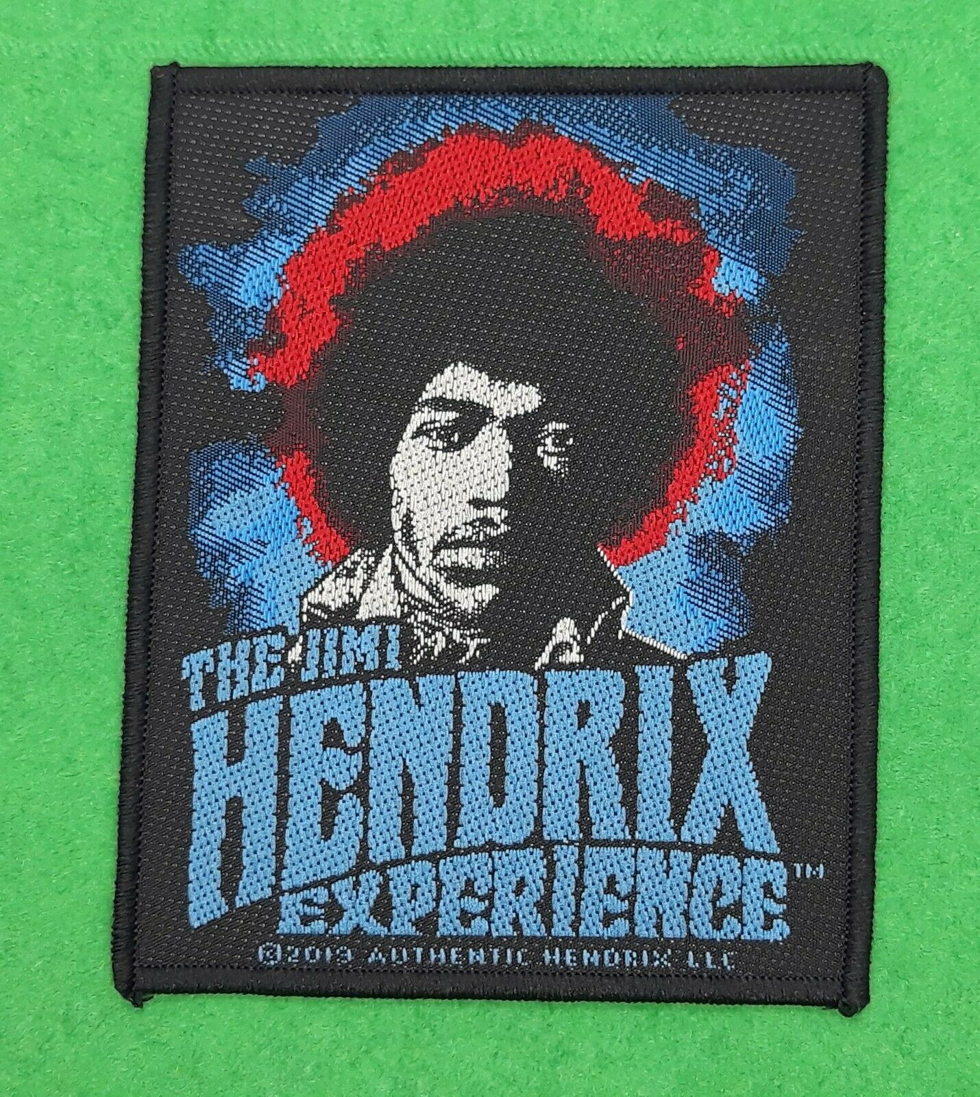 The Jimi Hendrix Experience  Sew On Woven Jacket Patch 3 1/8"x 4"