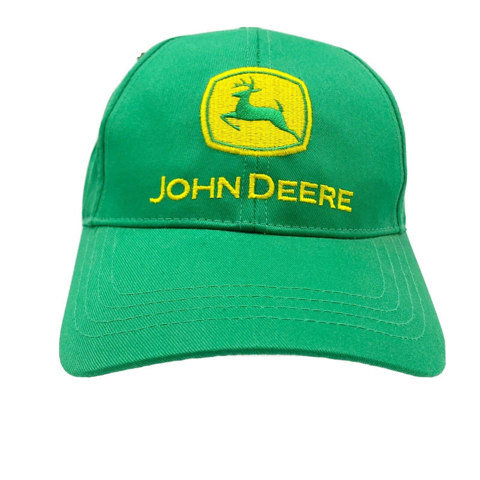 New John Deere Twill Adjustable Green Hat