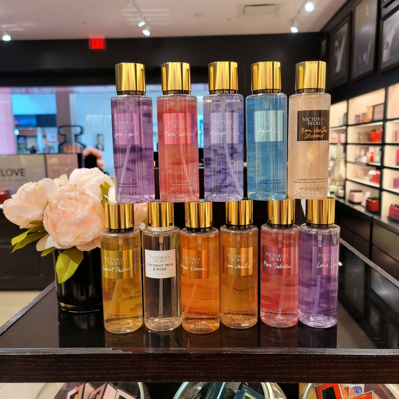 Victoria's Secret Fragrance Body Mist Spray Splash Perfume 8.4 Fl Oz Full Size