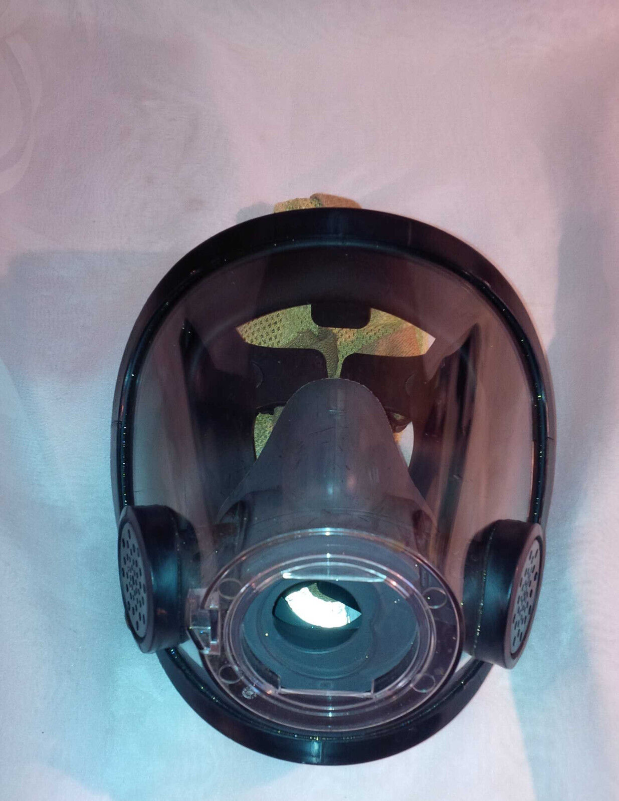 Scott Av3000 Scba Firefighter Mask With Grey Nosecup With Kevlar Headnet Medium