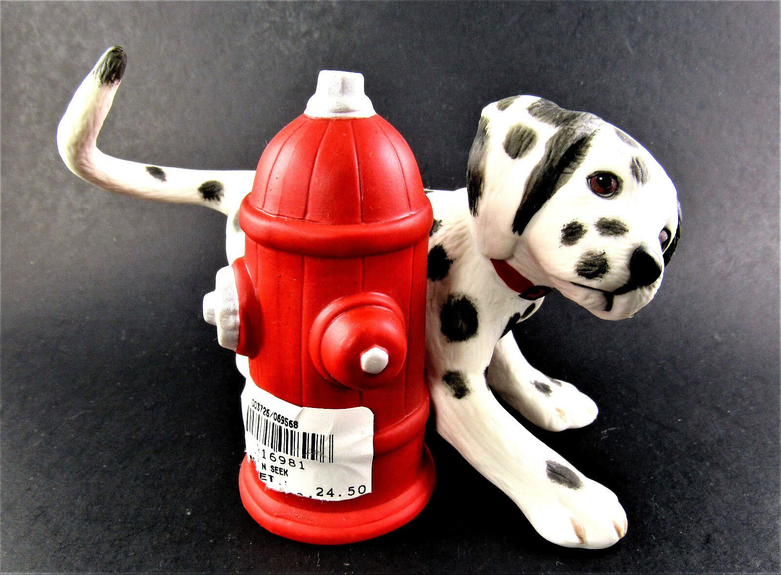 Princeton Gallery Mischief Afoot Dalmatian Dog Figurine Fireman First Aid Kit
