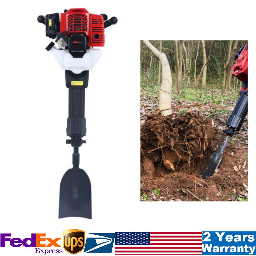 Gasoline Excavator Tree Transplanting Root Digger Shovel Rock Drilling Machine