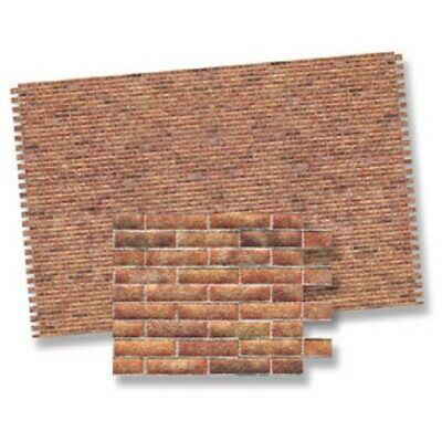 Dollhouse Miniature Red Brick Wall Material - 1:12 Scale