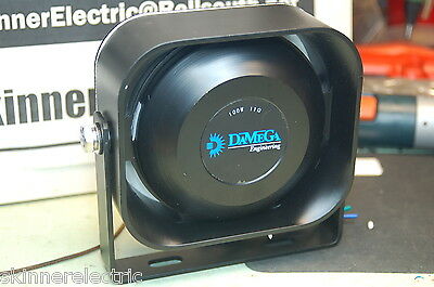 Damega Compact Slim Siren Speaker 100 Watt 11ohm Shome Code3 Federal Signal Able
