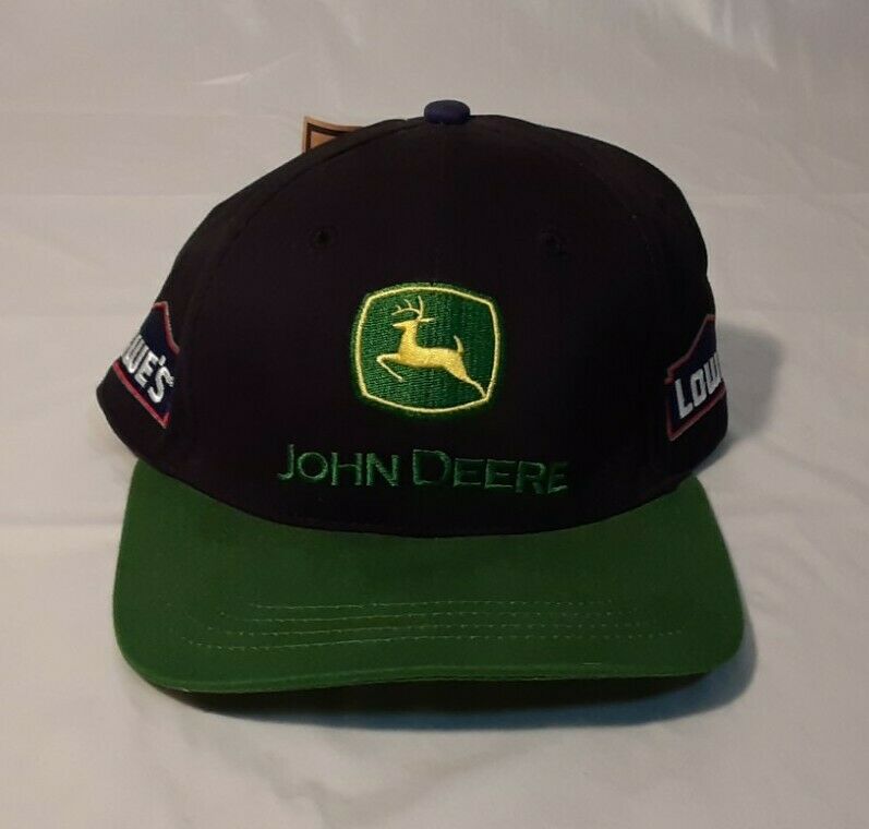 John Deere Lowe's Hat/cap Adjustable Snapback Embroidery & Patch New With Tags