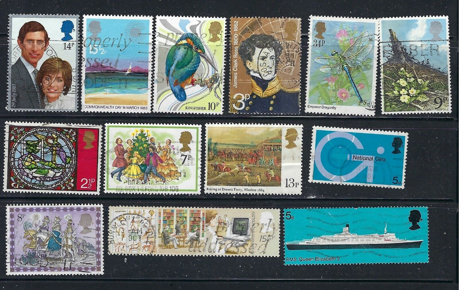 Great Britain: Small Lot Of Stamps  Fine Used 52001