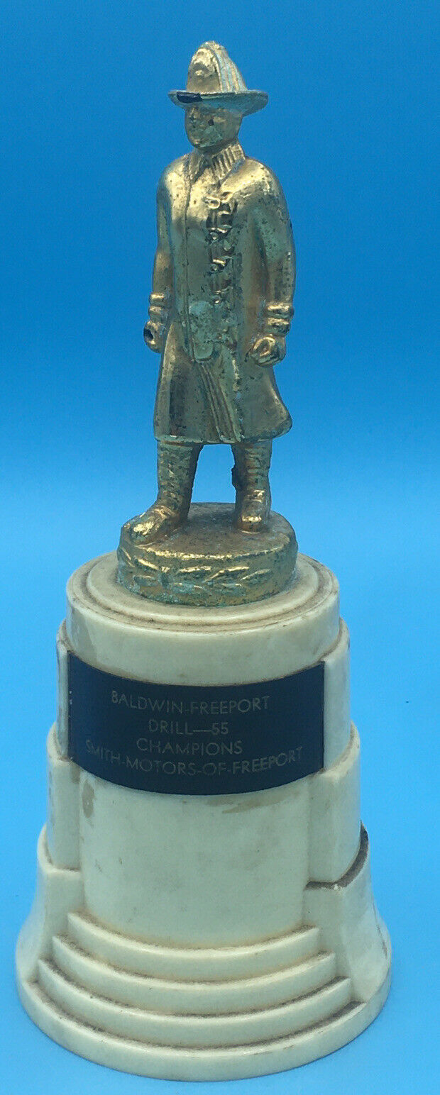 1955 Baldwin Freeport, Li Fireman Fire Department Drills Champions 7.5”t Trophy