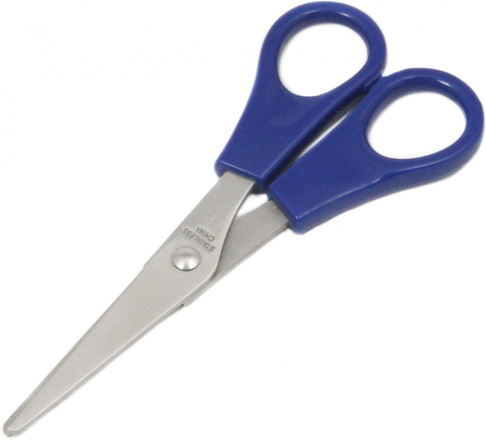 Chef Craft Household Stainless Steel Scissors, 5.5 Inches In Length, Blue