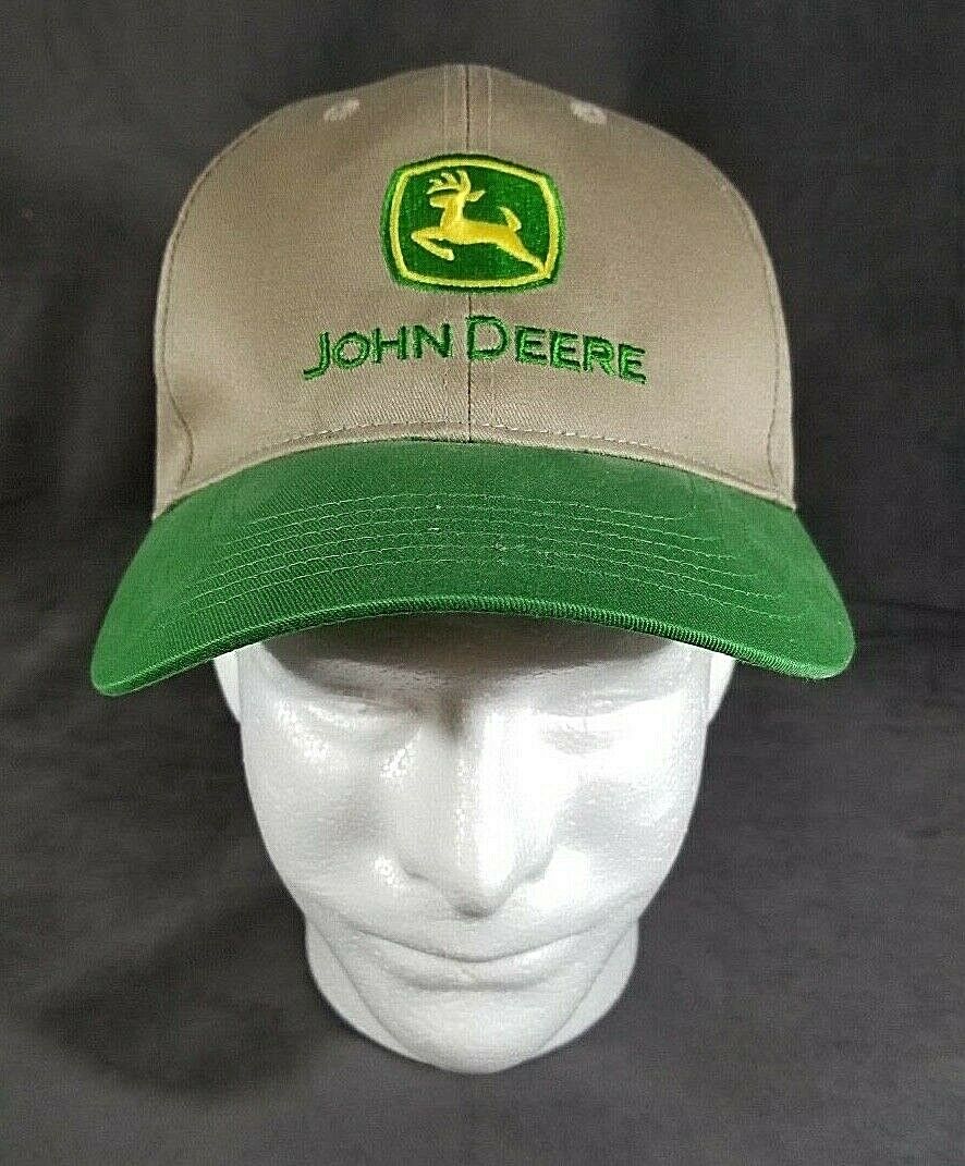 John Deere Embroidered Baseball Hat - Promo - Never Worn - Two Toned  Mrstuff B4