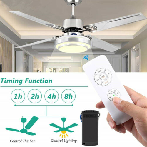 Wireless 15m Timing Remote Control Receiver Universal Ceiling Fan Lamp Light Kit