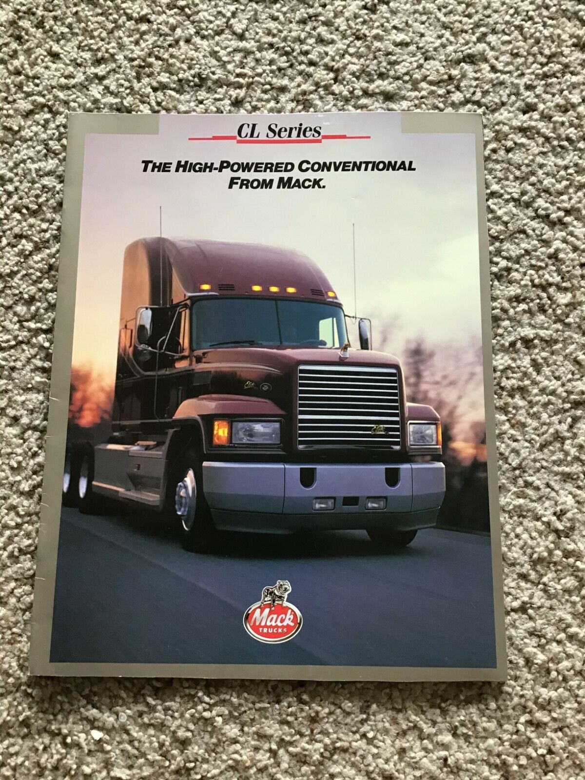 1992 Mack Trucks Conventional Cl Series Sales Catalogue.