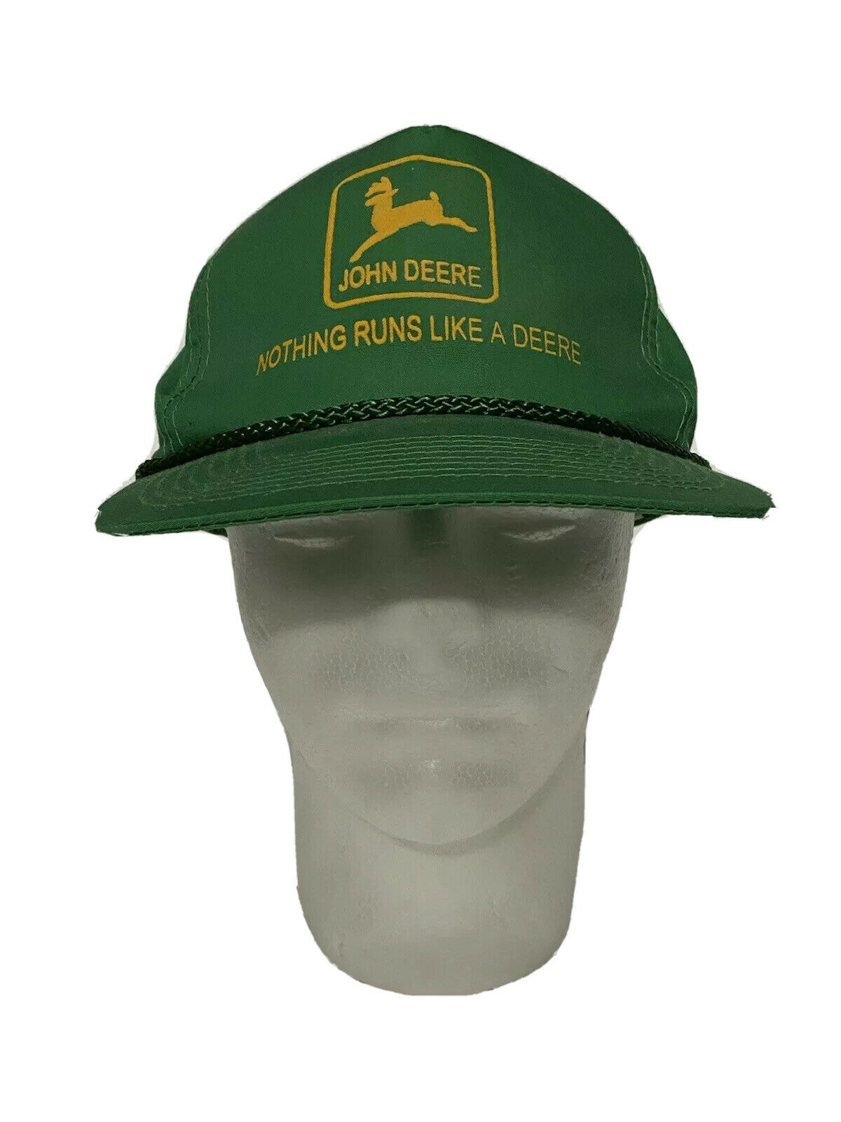 John Deere Tractor Vintage Trucker Hat Green Snapback Cap Attractive Headwear
