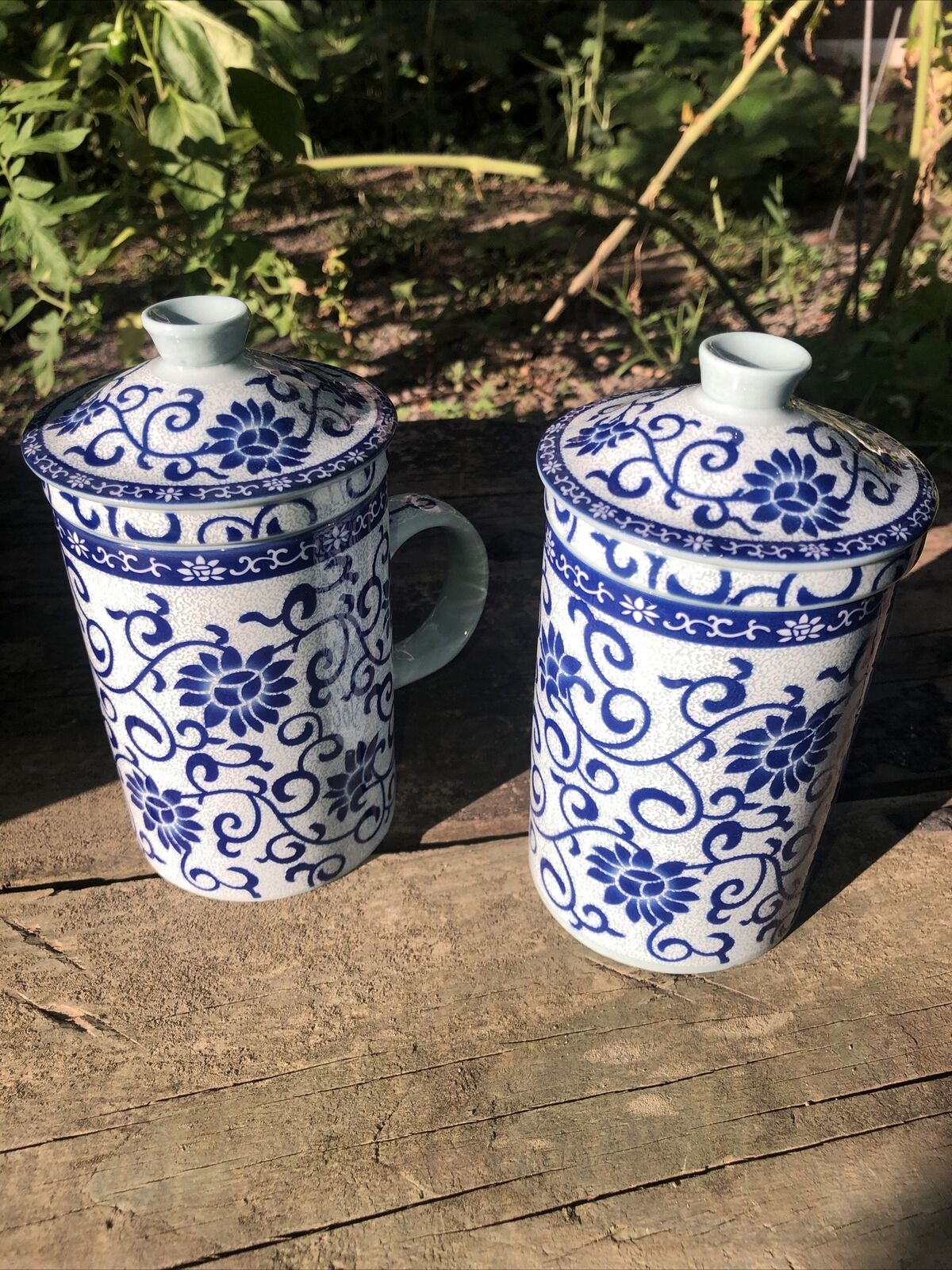 “guangxu”mark Tea Cups With Strainers And Lids