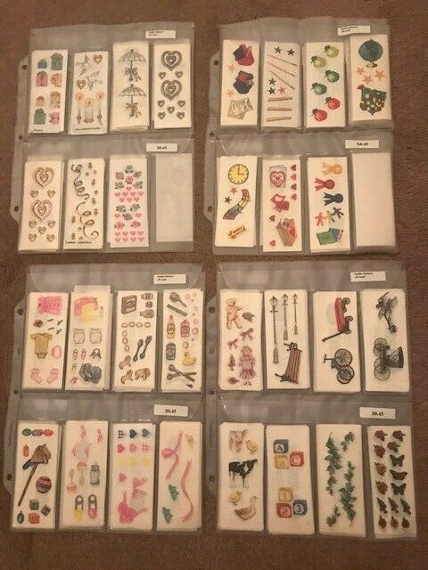 40 Cents Creative Memories Sticker Strips Vintage Rare Htf (new) 60% Off Special