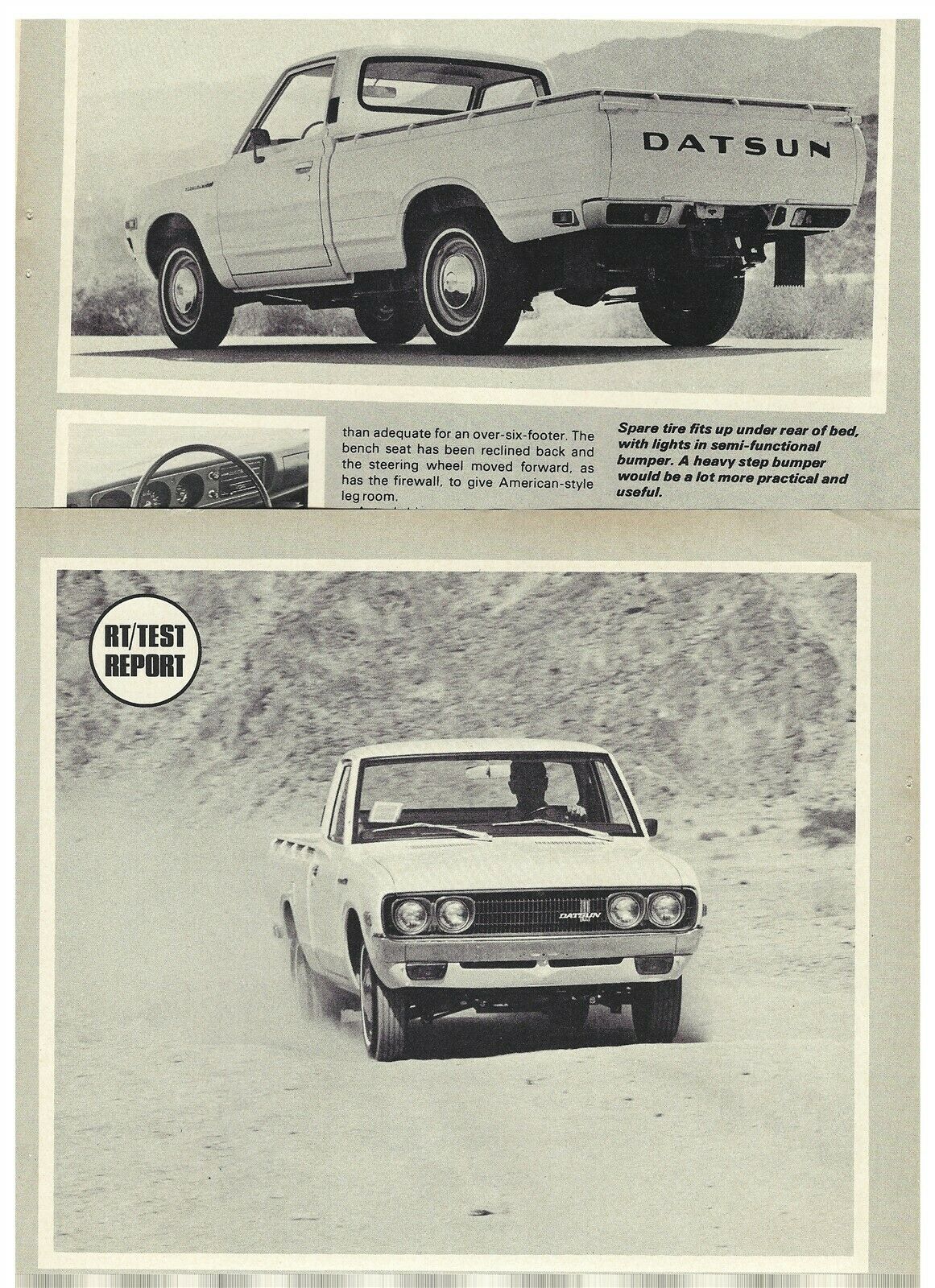 1973 Datsun 620 Pickup 4 Pg Road Test Article