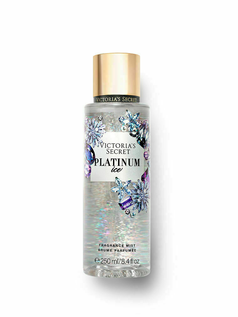 Victoria’s Secret Platinum Ice Fragrance Body Mist Spray Splash 8.4 Oz New