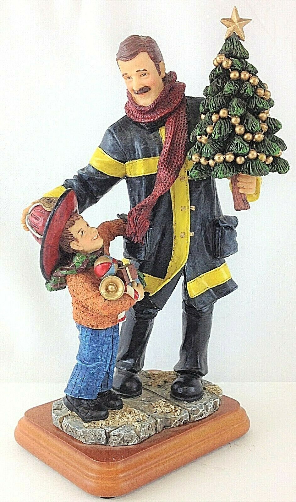 Vanmark Redhats Of Courage "firehouse Festivity" (1999) Figurine Edition# 1/1282