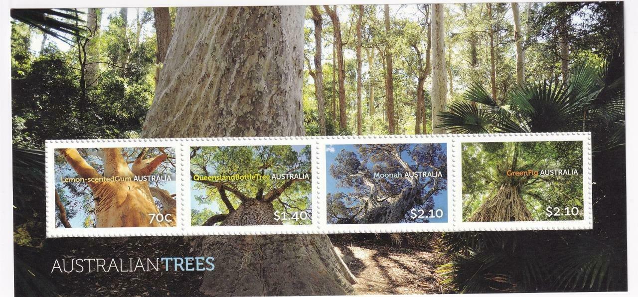 Australia 2015 Issued Australian Trees S/sheet Fresh Off The Printer