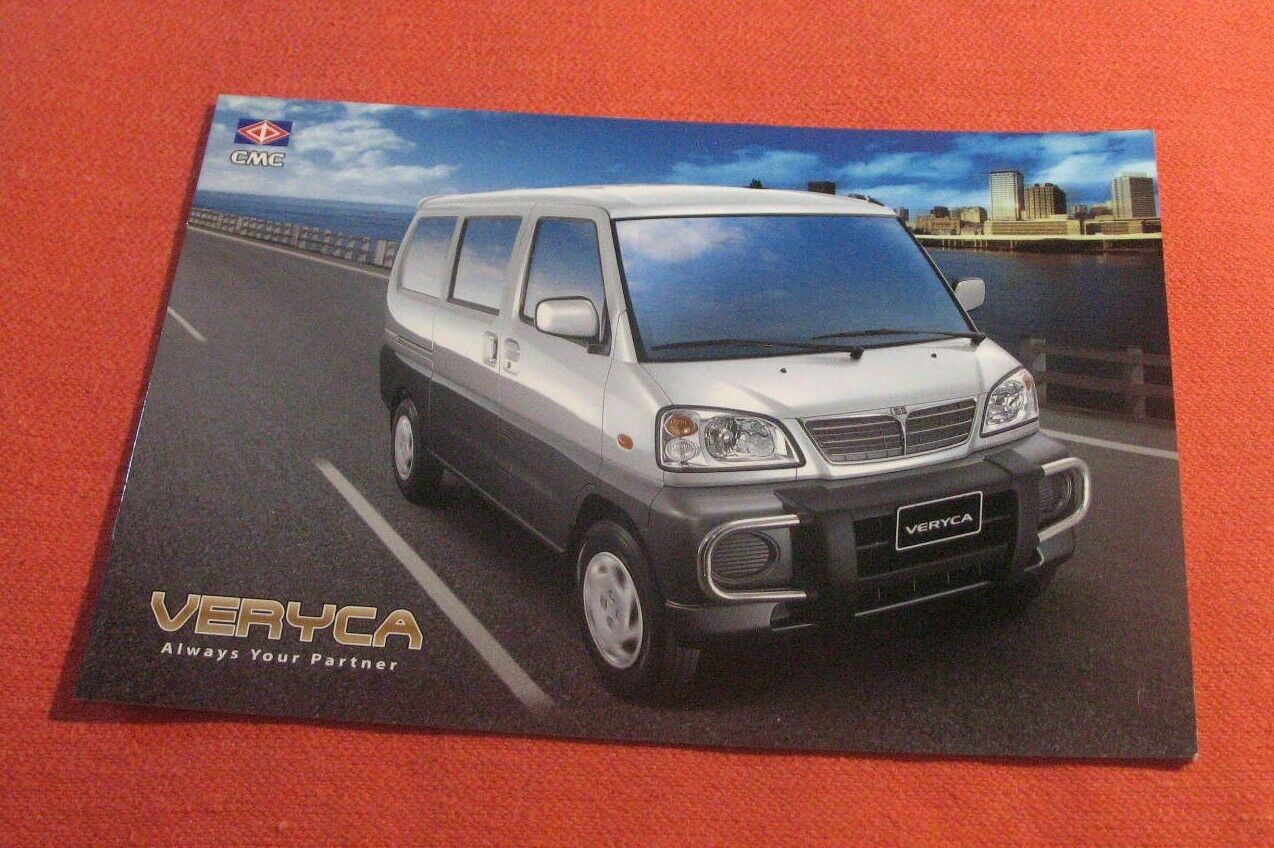 Cmc Veryca Minivan Truck Brochure Prospekt Taiwan