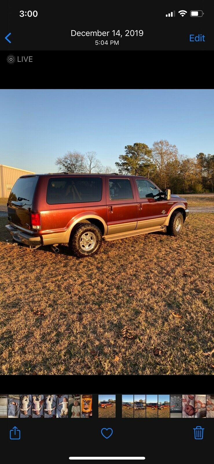 2000 Ford Excursion Limited 2000 Ford Excursion Suv Red Rwd Automatic Limited