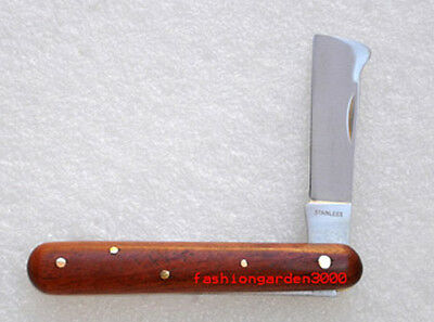 Professional-grade Quality Nursery Grafting Budding Rosewood Knife W/bark Lifter
