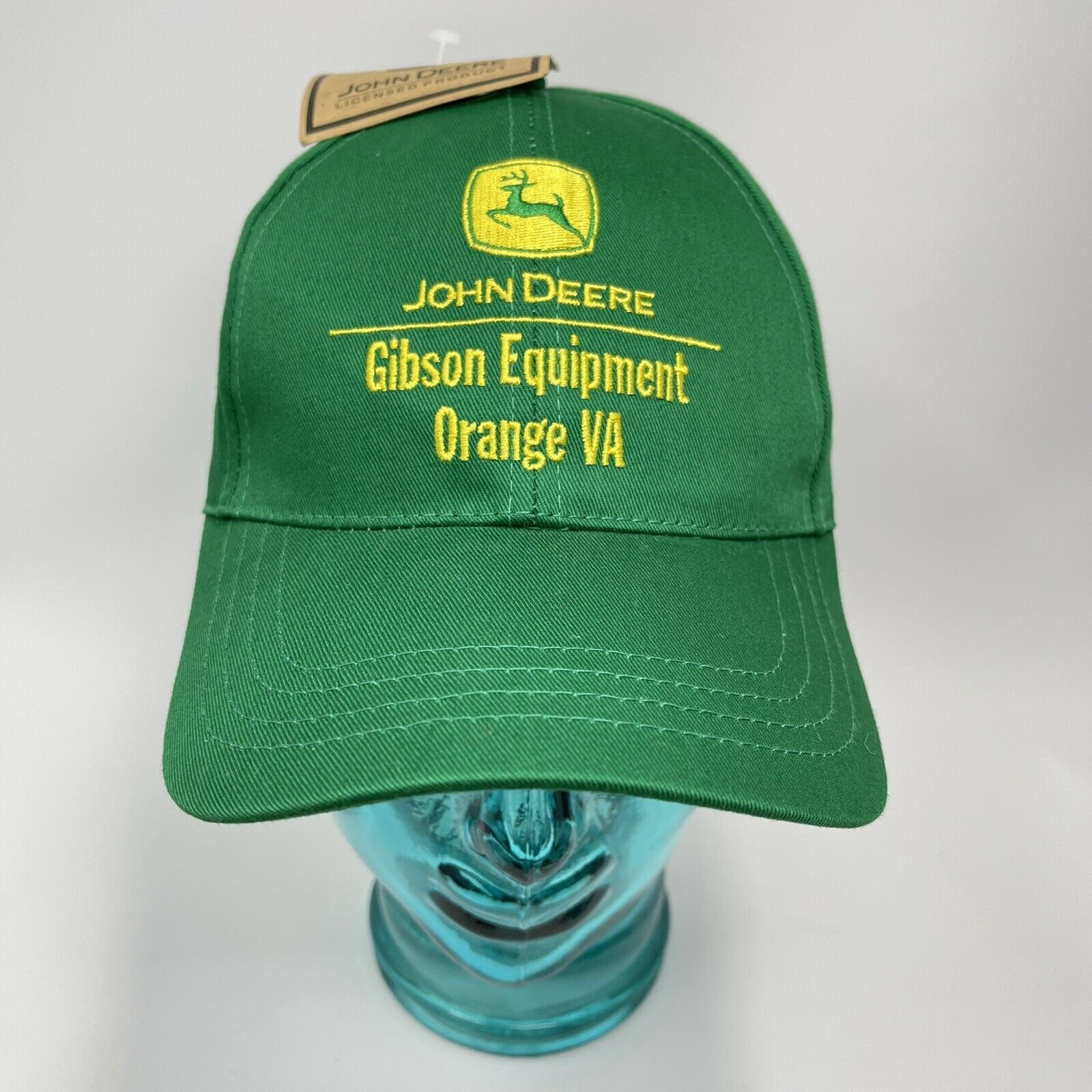 John Deere Gibson Equipment Orange Virginia Adjustable Hat Snapback Cap