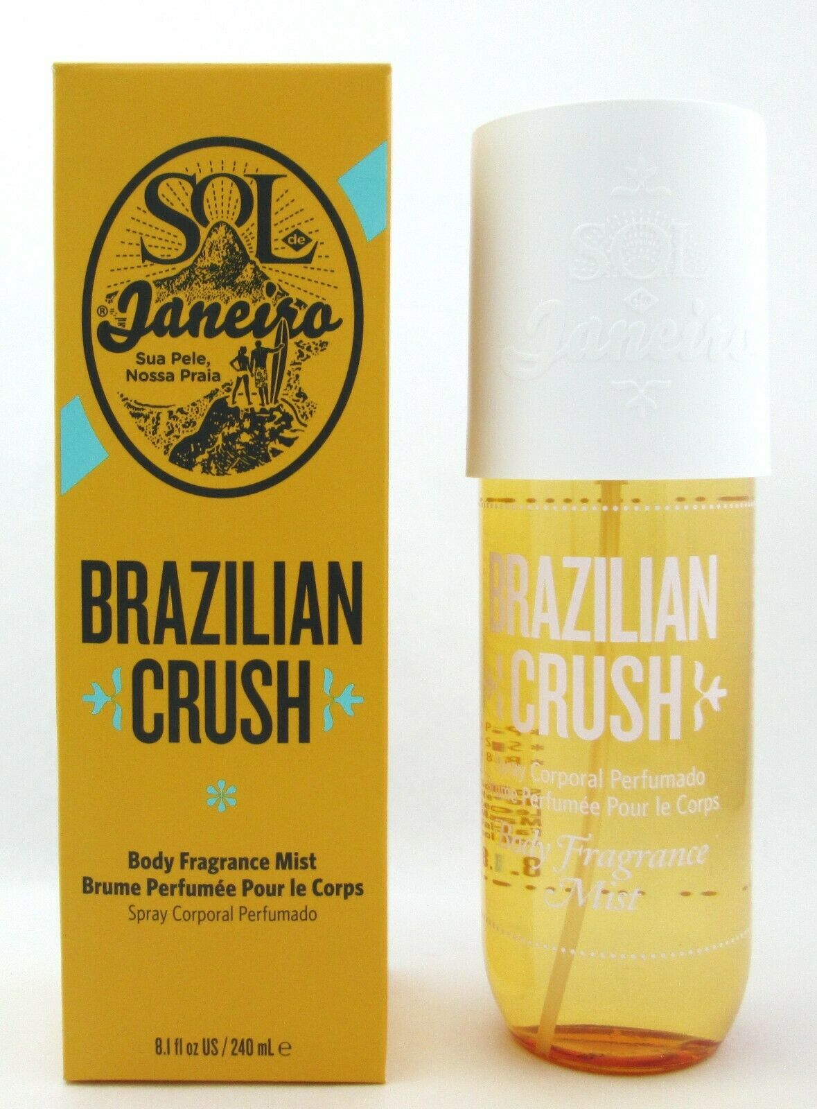 Sol De Janeiro Brazilian Crush Body Fragrance Mist 8.1 Oz. Full Size New In Box