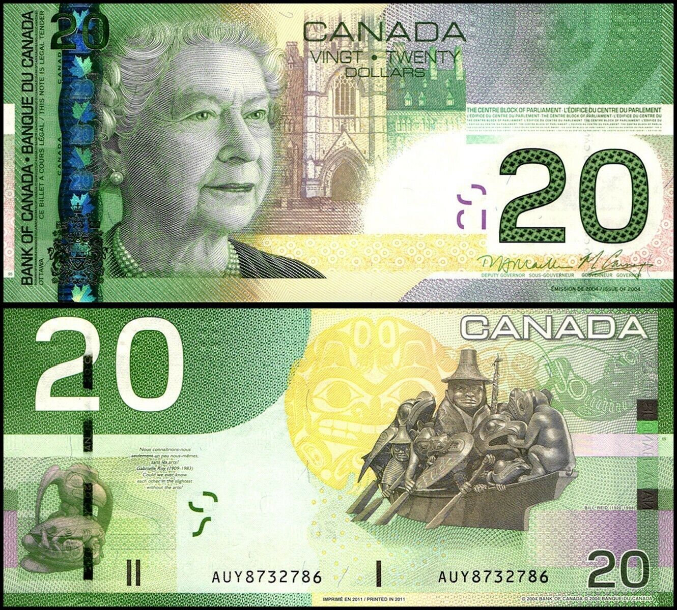 Canada 20 Dollars, 2011, P-103h, Unc