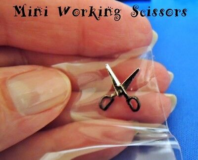 Actual Working Scissors Frm Town Square Miniatures For Dollhouse Or Fairy Garden